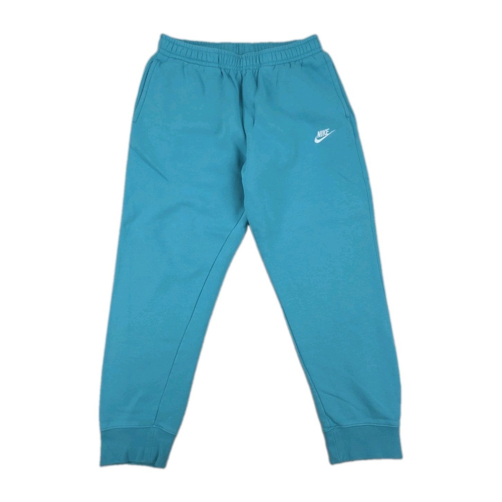 Nike Sportswear Club Fleece Joggers Bright Turquoise Pants Mens Large
